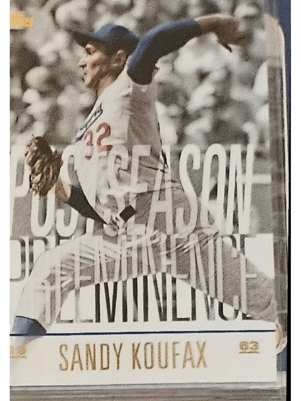 2018 Topps Update Postseason Preeminence Sandy Koufax